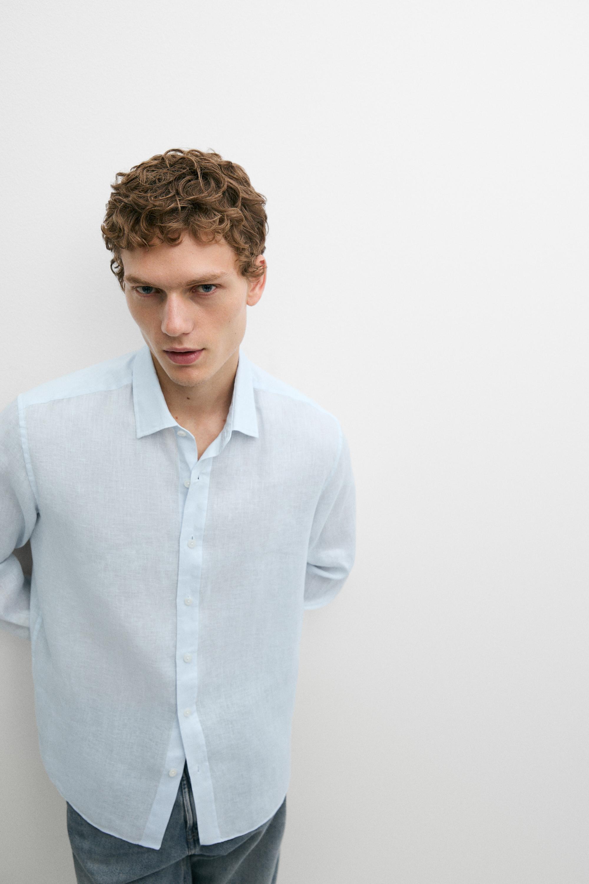 Chemise 100 % lin regular fit